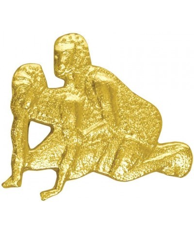 Sports Chenille Lapel Pins: 44 Varieties - Bright Gold - Unisex - Clutch Back Wrestlers $9.85 Brooches & Pins