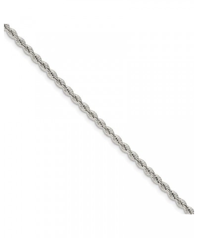 925 Sterling Silver 3mm Solid Rope Chain Necklace - with Secure Lobster Lock Clasp 8.0 Inches $45.59 Necklaces