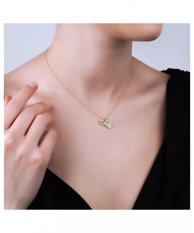 18K Gold Plated 925 Sterling Silver with Zirconia | Protection Pendant Chain Jewelry Choker for Women Comes with Beautiful Gi...