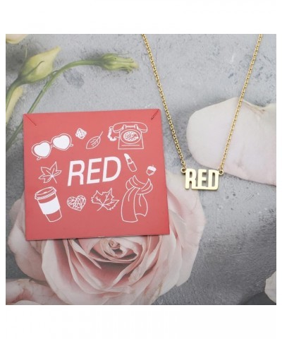 Singer Inspired Necklace with Card Album Gift for Singer Fans Music Lovers Gift Singer Song Gift Music Jewelry RED g ne $8.61...