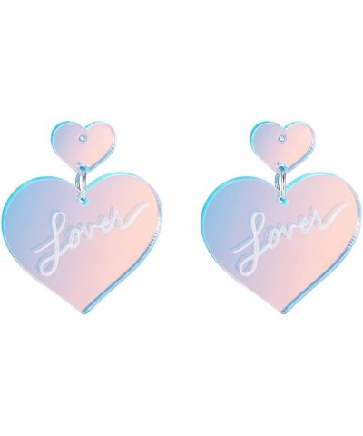 Pink Heart Lover Earrings for Women Heart Lover Earrings for Women, Valentine's Day Era earrings, Concert earring sets, Earri...