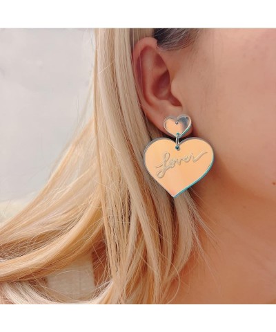 Pink Heart Lover Earrings for Women Heart Lover Earrings for Women, Valentine's Day Era earrings, Concert earring sets, Earri...