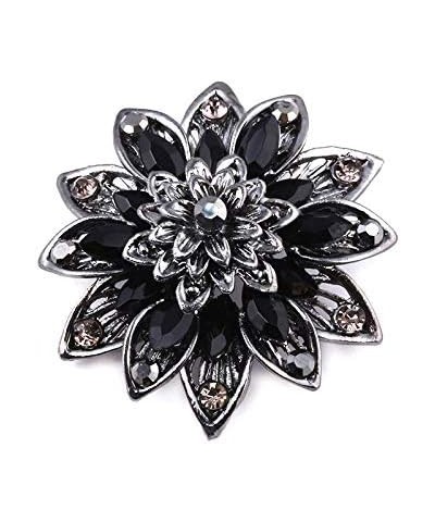 Black Dahlia Necklace Crysta Pendant Necklace Flower Jewelry Custume Accessory for Men Women Girls Type C $12.96 Necklaces