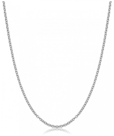 14k Yellow Gold Filled Or White Gold Filled Cable Chain Necklace For Women And Men (1mm, 1.3mm, 1.5mm or 2.1mm - sizes from 1...