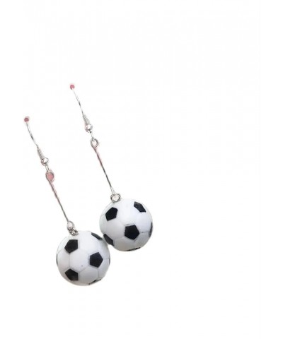 Sporty Style Basketball Dangle Earrings Sweet Statement Soccer Earrings Unique Sports Game Ball Earrings for Women Girls Gift...