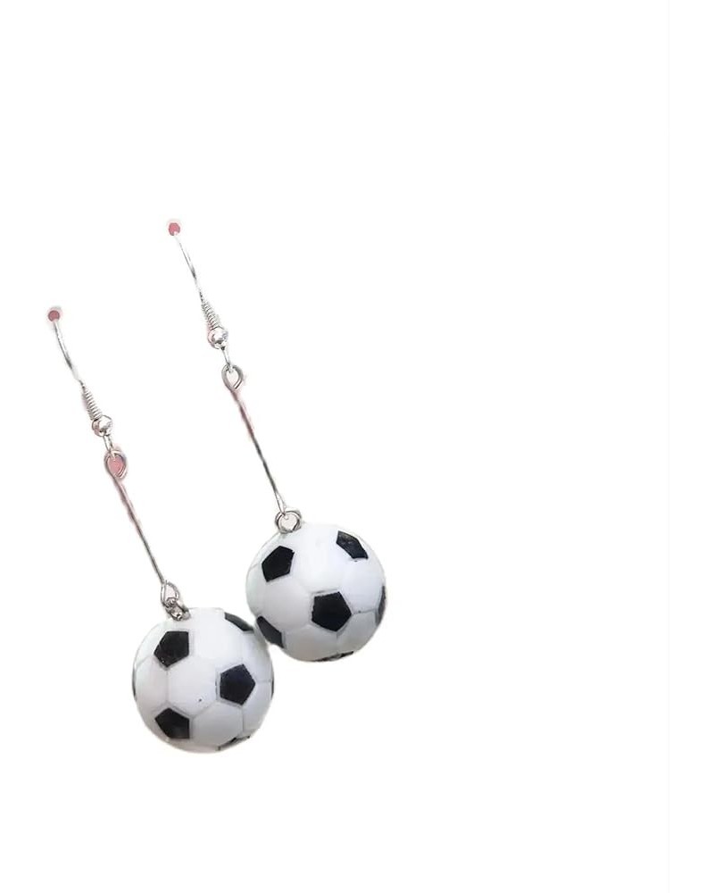 Sporty Style Basketball Dangle Earrings Sweet Statement Soccer Earrings Unique Sports Game Ball Earrings for Women Girls Gift...