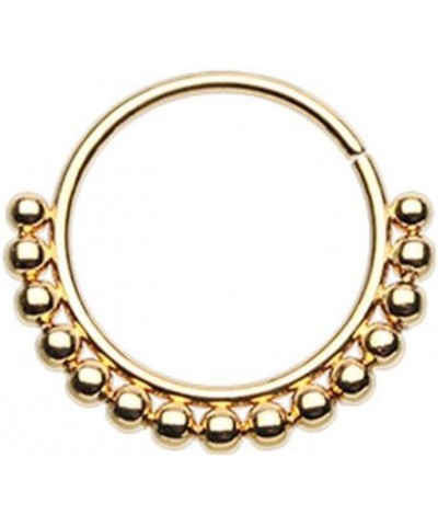 Golden Bali Ball Steel Bendable WildKlass Nose Hoop 20g 5/16" (8mm) $10.50 Body Jewelry