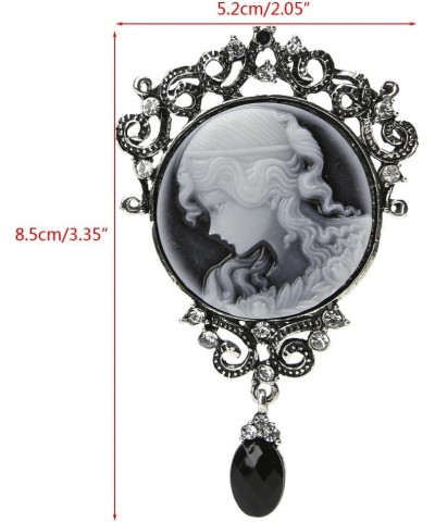 Elegant Women Lady Jewelry Antique Vintage Victorian Cameo Brooch Pin Pendant $4.67 Brooches & Pins