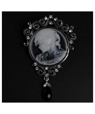 Elegant Women Lady Jewelry Antique Vintage Victorian Cameo Brooch Pin Pendant $4.67 Brooches & Pins