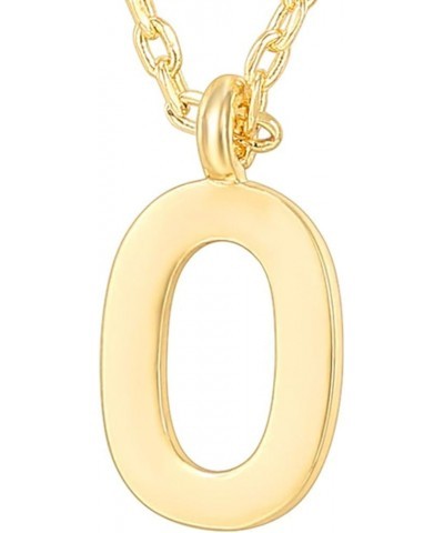 14K Gold Plated Initial Necklace | Letter Necklaces for Women Yellow Gold O $10.59 Necklaces