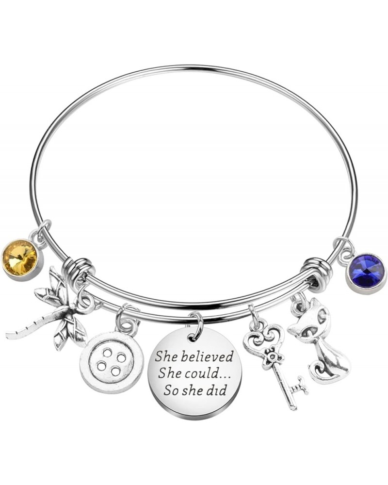 Coraline Inspired Bracelet Coraline Fans Gift She Believed She Could So She Did Inspirational Gift for Her Dragonfly bracelet...