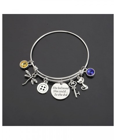 Coraline Inspired Bracelet Coraline Fans Gift She Believed She Could So She Did Inspirational Gift for Her Dragonfly bracelet...