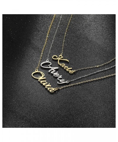 Women Personalized Name Necklace 14K Gold Pendant Necklace Best Friend Jewelry Gift for Her Cynthia $6.15 Necklaces