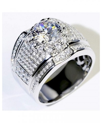 1 Carat Princess Cut Cubic Zirconia Sterling Silver 925 Wedding Engagement Ring Band Set 6 $9.14 Sets