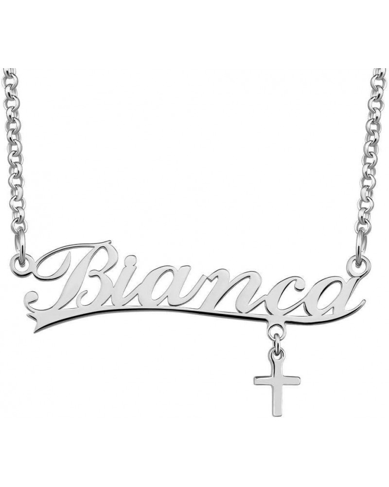 Personalized Name Necklace Customized Pendant Costom Idea Gift for Women Girls Bianca $9.35 Necklaces