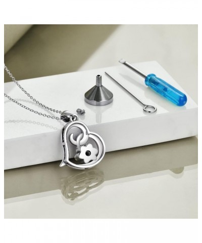 Cremation Jewelry for Pet Ashes Sterling Silver Urn Necklace for Pet Ashes 2-Heart Pet Urn $23.39 Necklaces