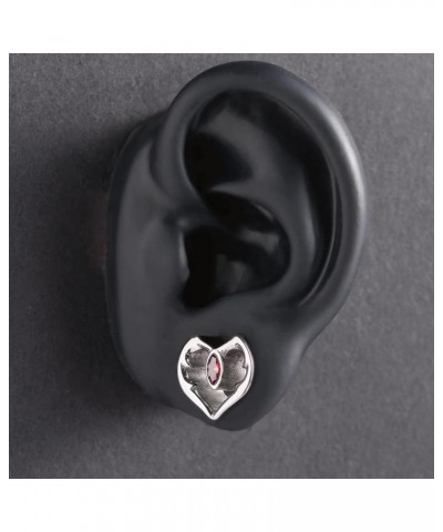 2PCS Ear Gauges Double Flared Plugs Sweet Cool Ear Stretcher Expander Heart Shape Gauge Earrings For Women Cute Piercings 0g-...