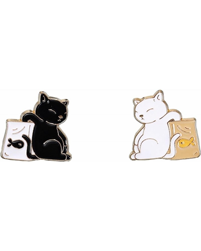 Cat Brooch Set for Women Girls Men Boys Lively and Cute Juggling Animal Cat Brooch Segmented Brooch Pins Classic KAO $6.26 Br...