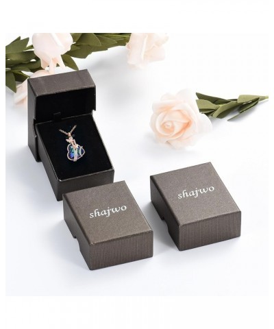 Butterfly Heart Urn Necklaces Cremation Jewelry for Ashes for Women Men Memorial Human Ashes Pendant Rose Gold-Blue $11.21 Ot...