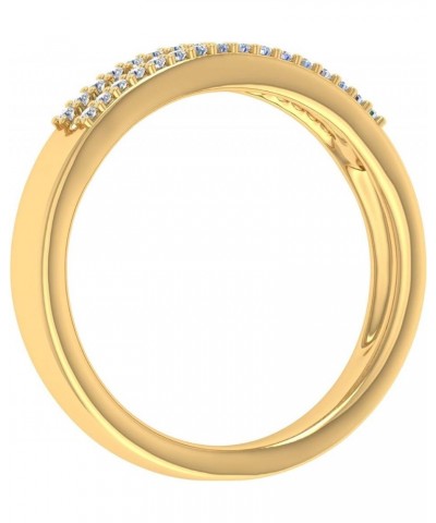 1/4 Carat Baguette and Round Shape Diamond Wedding Band Ring in 10K Gold Yellow Gold $88.00 Bracelets