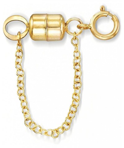 Italian 14kt Yellow Gold Magnetic Clasp Converter with Safety Chain $66.00 Necklaces