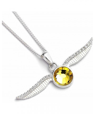 Golden Snitch Necklace Embellished with Crystals Elements by The Carat Shop $34.75 Necklaces