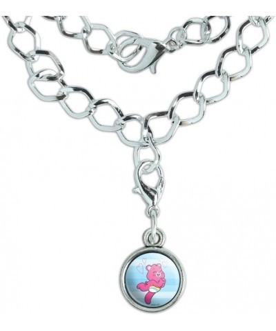 Care Bears: Unlock the Magic Cheer Bear Silver Plated Bracelet with Antiqued Charm $9.17 Bracelets