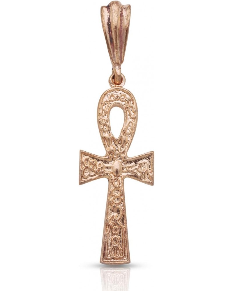 Copper Etched Ankh Pendant $12.32 Pendants