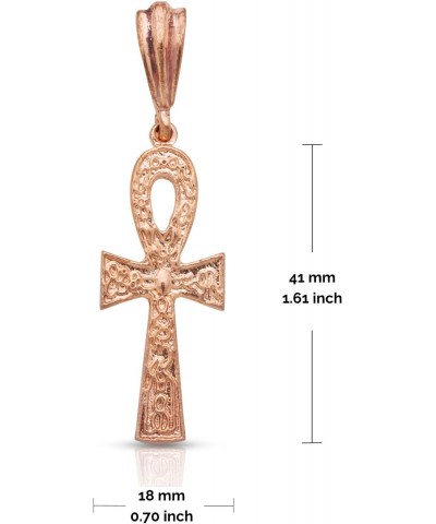 Copper Etched Ankh Pendant $12.32 Pendants