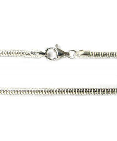 Sterling Silver Snake Cable Bracelet with Lobster Clasp For European Bead Charms 7.0 Inches $12.59 Bracelets