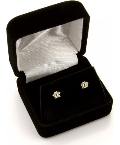 14k White Gold Round Solitaire Basket Set Stud Earrings with Silicone Back - 7 Differnet Size Available 2 mm $15.60 Earrings