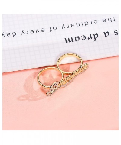 Personalized Name Ring Unisex Letter Initial Ring with Heart Custom Name Ring Gold-Plated Copper Nameplate Ring for Women Gir...