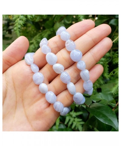 1pc Natural Stretch Gemstone Bracelet 7mm-10mm Free Form Bead 7 Inch 7.5 Inch Healing Crystal Engergy Quartz Chakras Jewelry ...