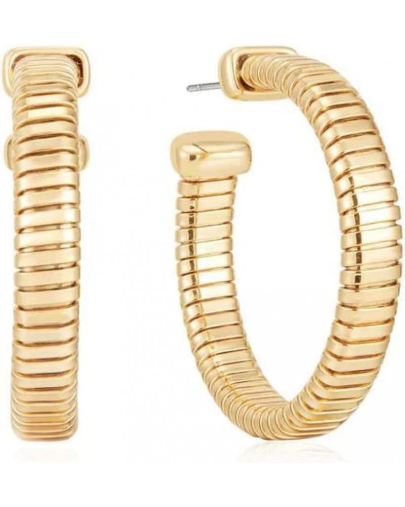 Gold Earrings. Hoops for Women. Flex 18K Gold Plated Essential Flex Hoops. Earrings. Birthday Gifts For Women $24.75 Earrings