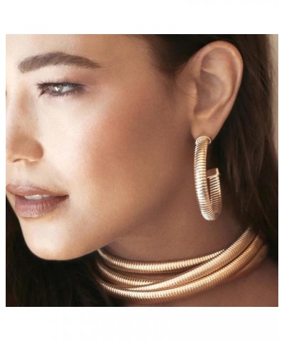 Gold Earrings. Hoops for Women. Flex 18K Gold Plated Essential Flex Hoops. Earrings. Birthday Gifts For Women $24.75 Earrings