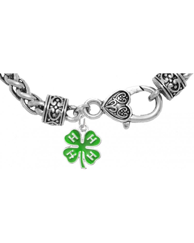 4-H Club Antique Wheat Chain Charm Bracelet, Hypoallergenic, Safe-No Nickel, No Lead And No Poisonous Cadmium In Metal $15.33...