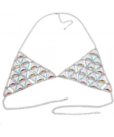 Beach Sexy Halloween Colorful Suit Body Chain Silvery color $19.37 Body Jewelry