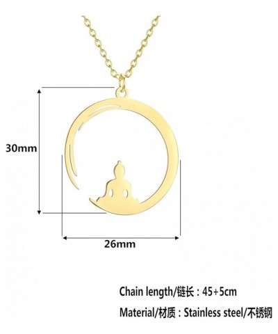 Lotus Flower Moon Necklace, Flower Lovers, Minimalist Jewelry 33 $5.69 Necklaces