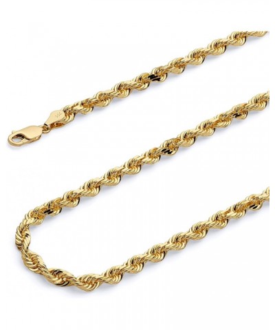 14K Solid Gold Rope Chains (Select Options) 26 Inches Yellow Gold $93.39 Necklaces