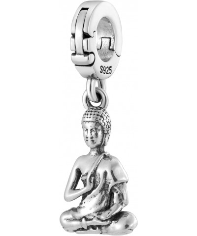 Classic Buddha Buddhism Open Clasp Clip On Pendant 925 Sterling Silver Charm For Pandora & Other Charm Bracelets/Necklaces $1...