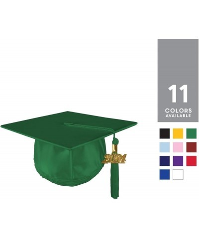 Kindergarten Preschool Unisex Shiny Graduation Cap with Gold Charm Tassel White $8.24 Bracelets