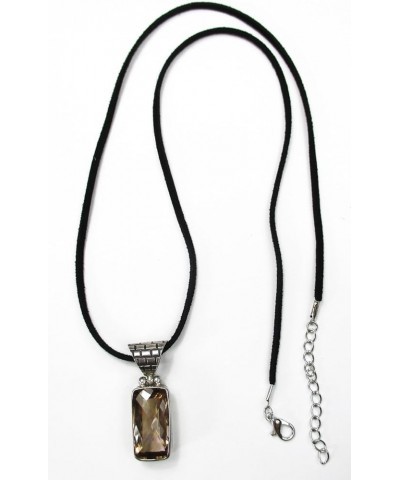 10pcs Faux Leather Suede Cord Necklace with Lobster Clasp Extended Chain (17", Black) 25" BLACK $6.71 Necklaces