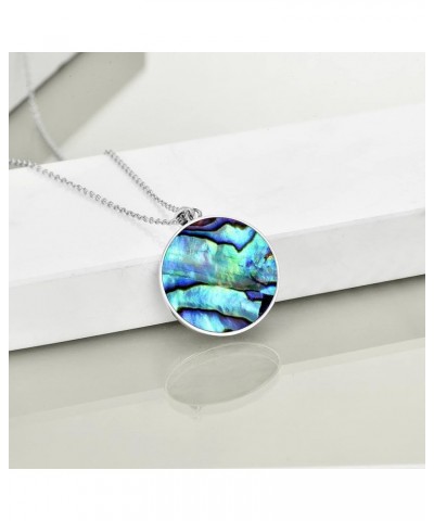 Celtic Moon Black Cat Necklace for Women Abalone Tree of life Necklace Sterling Silver 2 Cat Jewelry for Women Gifts for Cat ...