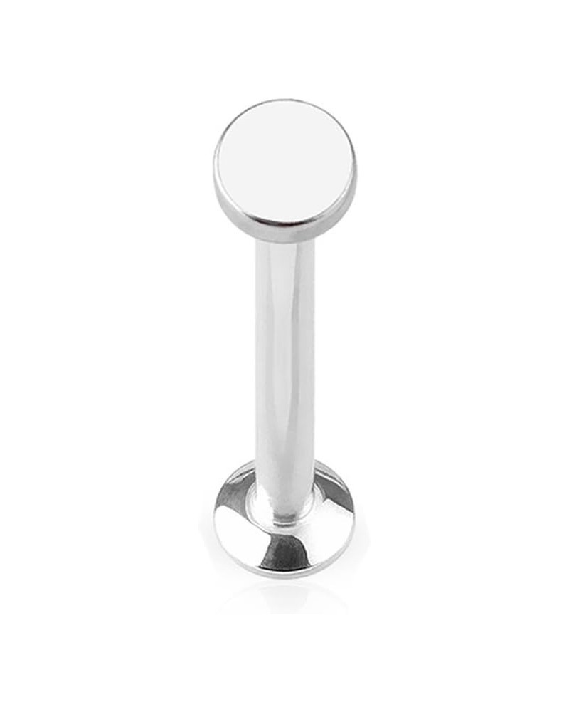 Round Top Internally Threaded 316L Surgical Steel Labret, Monroe Stud (Sold per Piece) L: 3/16" (4mm) Ball: 3mm Steel $9.17 B...