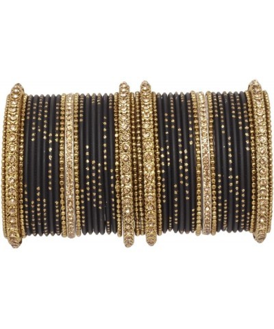 SANARA Indian Bollywood Unique Designer Bollywood Bangle set With Exclusive Kada made 42 pcs bangles Black 2.8 Inches $18.56 ...