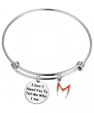 Super Women Witch Gift Inspiring Super Hero Bracelets for Fans I Don't Need You To Tell Me Who I Am Helmet Bangle Scarlet Wit...