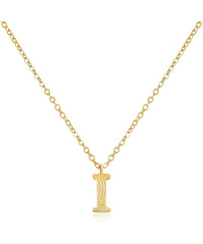 Gold Initial Necklaces for Women Girls-14K Gold Plated Pendant Necklace A-Z Cute Letter Rolo Chain Necklace for Women Trendy ...