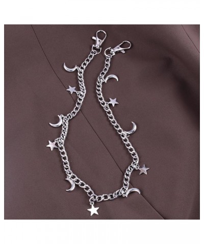 Hip Hop Alloy Jeans Chain with Moon and Star for Men & Women - Wallet Trousers Chain Accessory $8.19 Body Jewelry