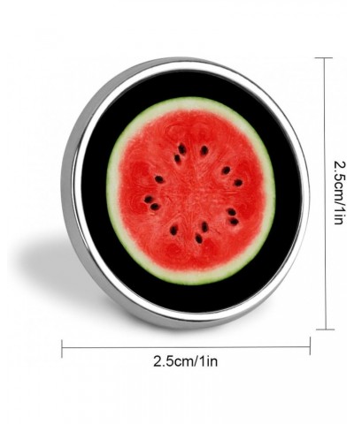 Love Watermelon Round Brooch Pins Metal Buttons Badge for Lapel Clothing Backpack Hat Shawl Coat $11.17 Brooches & Pins