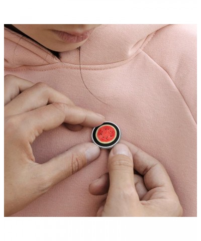 Love Watermelon Round Brooch Pins Metal Buttons Badge for Lapel Clothing Backpack Hat Shawl Coat $11.17 Brooches & Pins